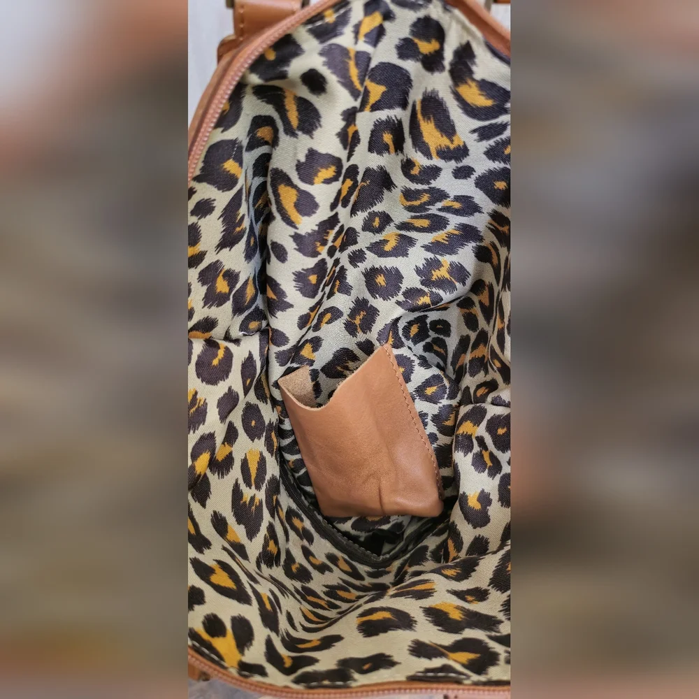 EUC! Maurizio Taiuti Brown Leather Bag - Picture 5 of 13